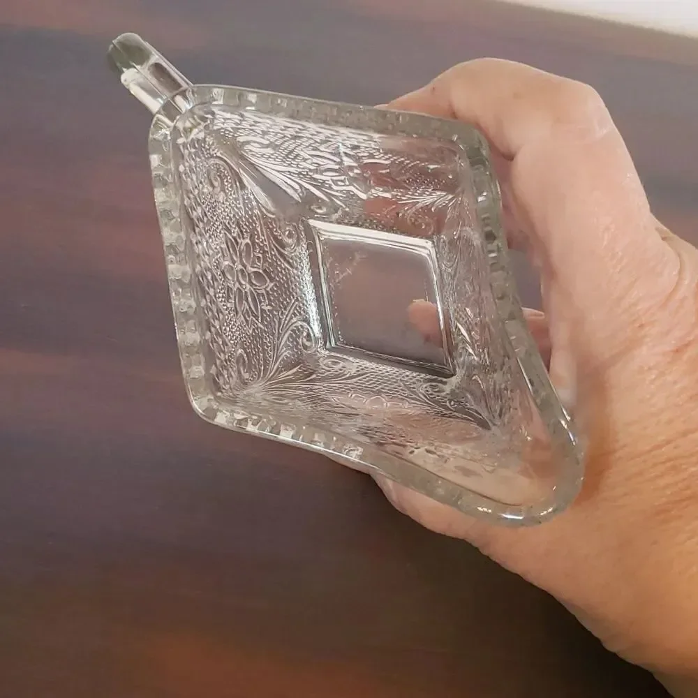 Lovely Vintage Pressed Glass Creamer